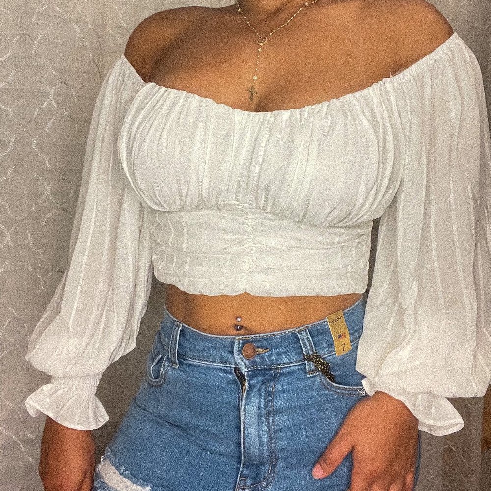 Ivory top - Picture 3 of 5